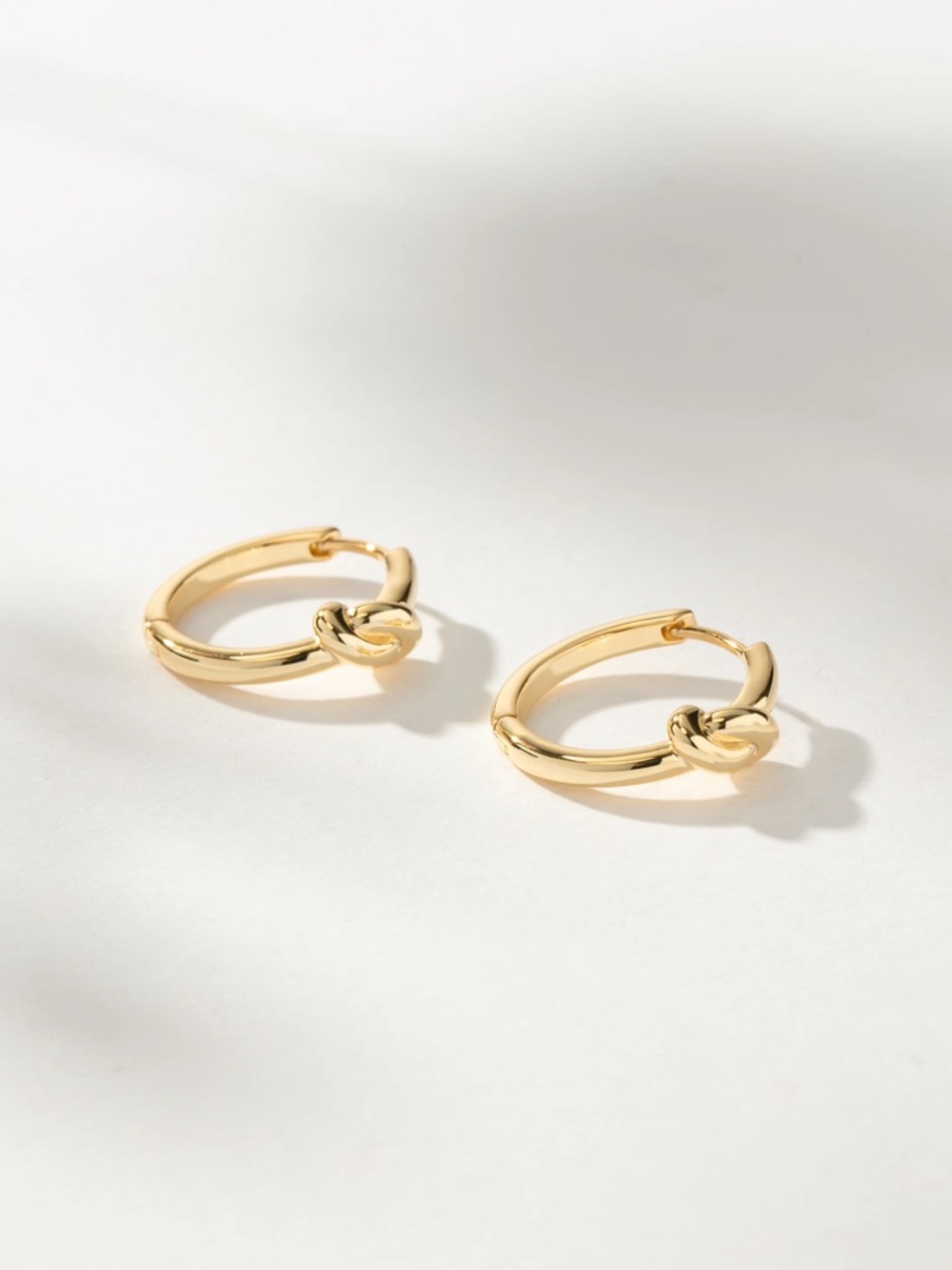 Uncommon James Forever Knot Hoop Earrings